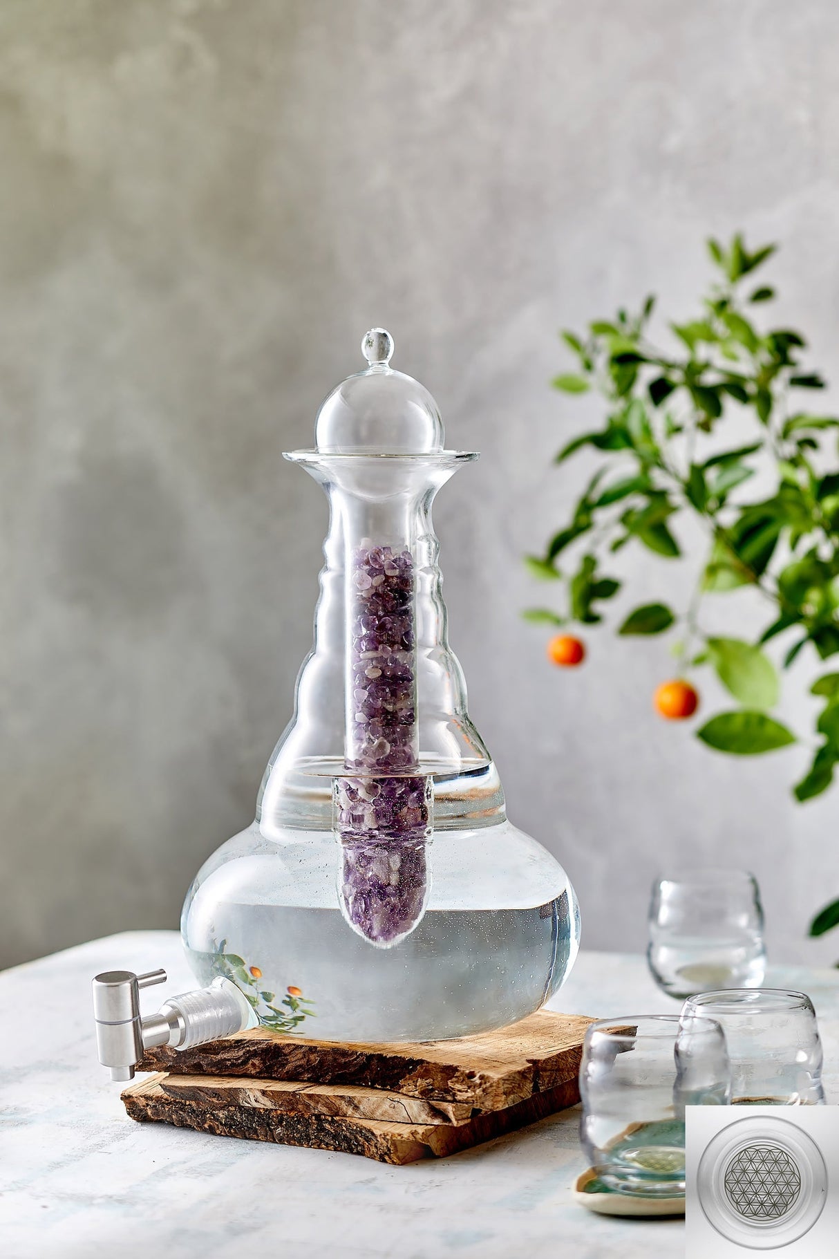 Beauty Karaffe Platin 5 Liter - UrQuelle