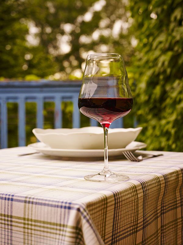 Calix Rotweinglas 0.5 l (mundgeblasen) mit BdL - UrQuelle