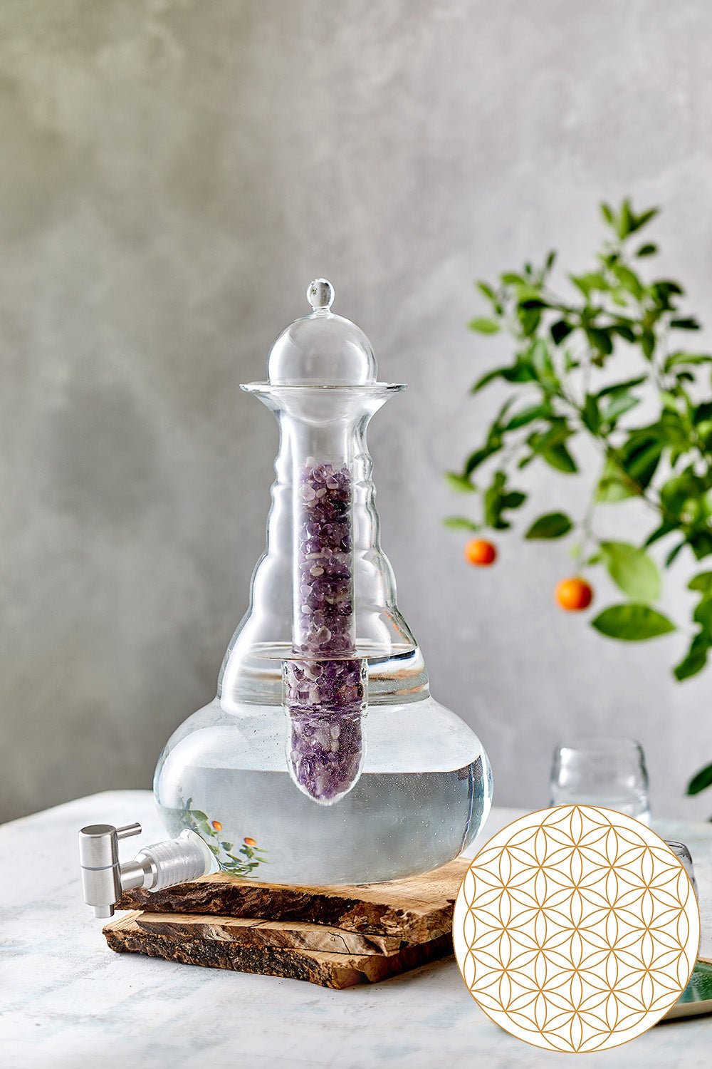 Karaffe Beauty 5 Liter Gold - UrQuelle