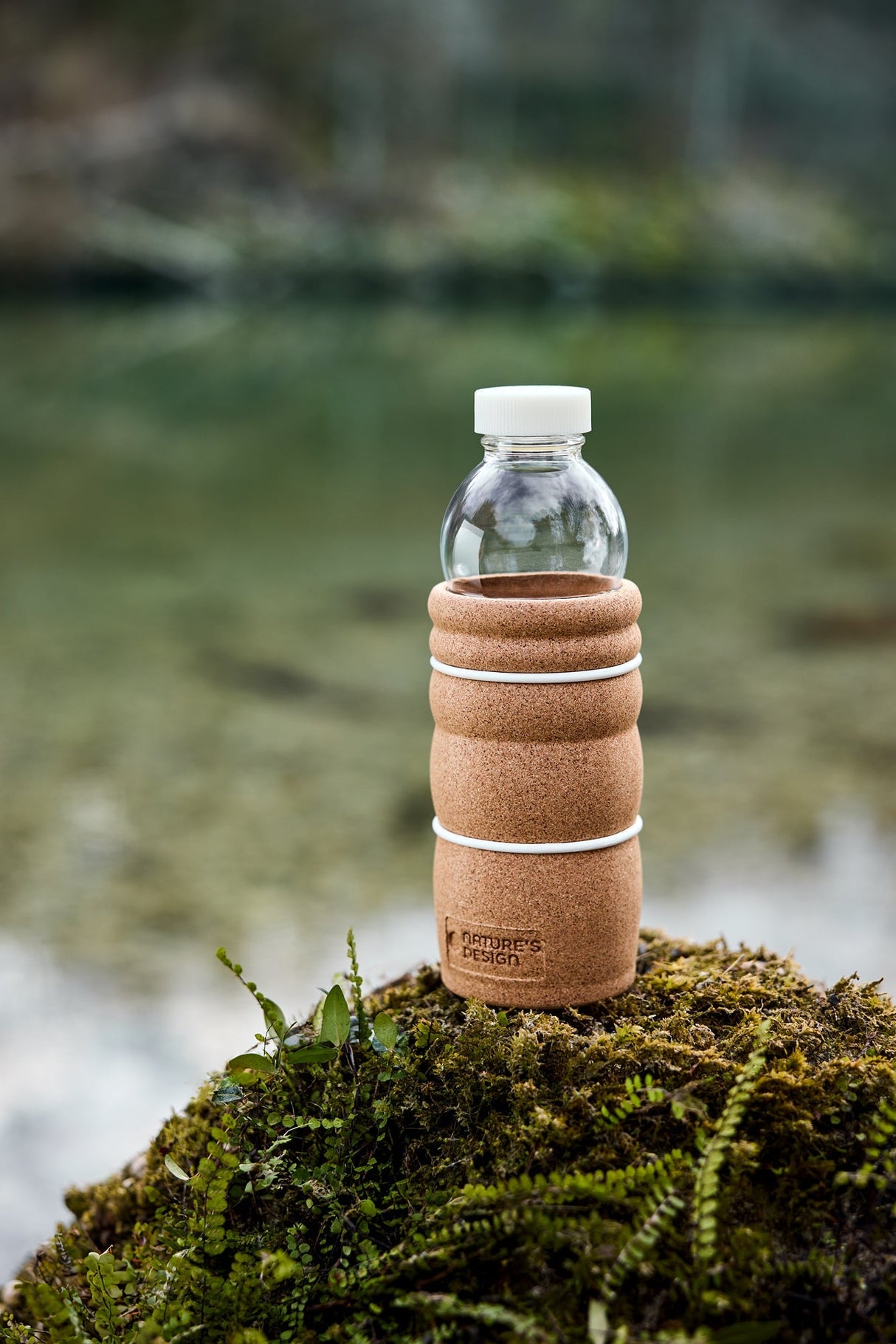 Trinkflasche Cork 0,5 Liter mit großer Öffnung - UrQuelle