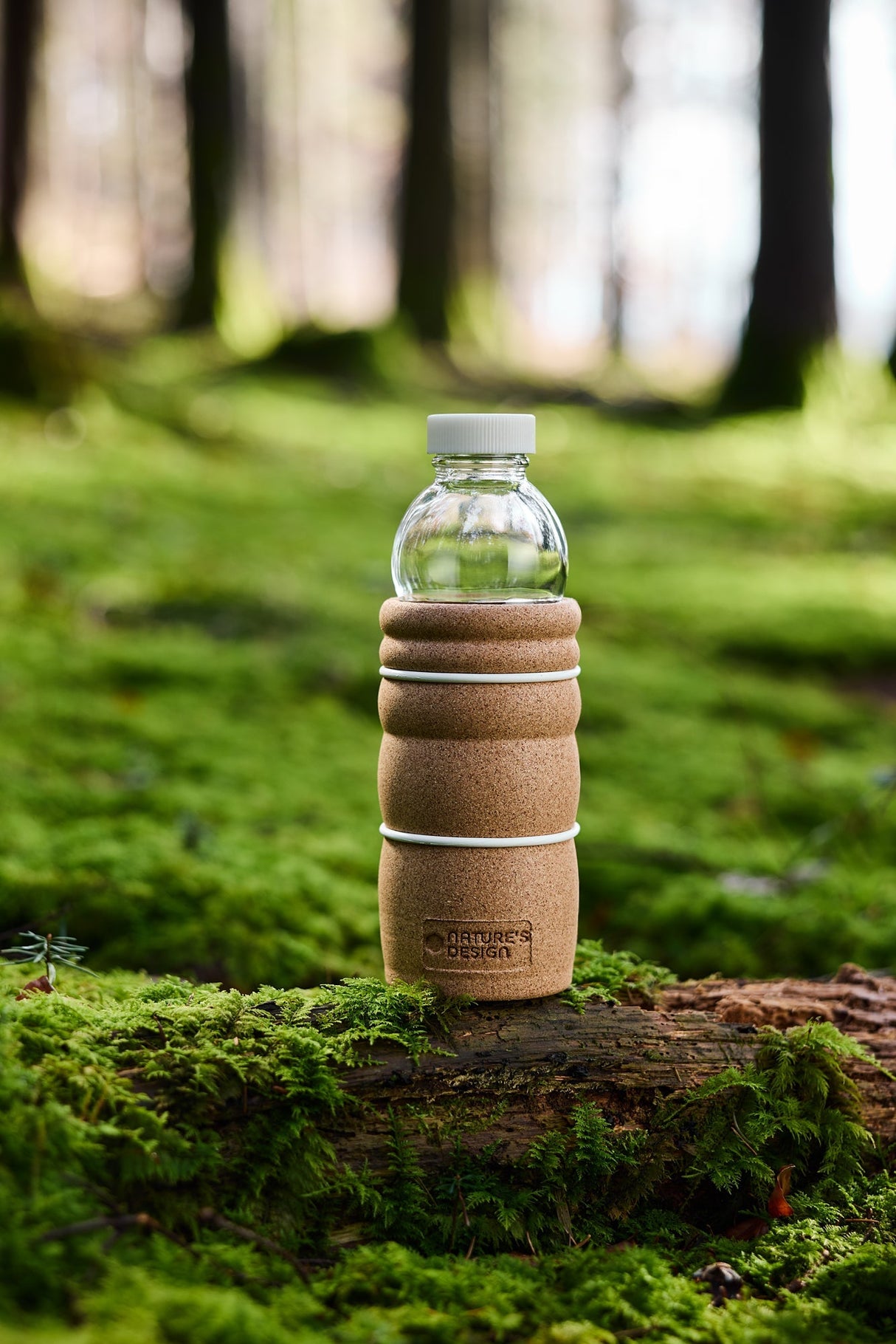 Trinkflasche Cork 0,7 Liter mit großer Öffnung - UrQuelle
