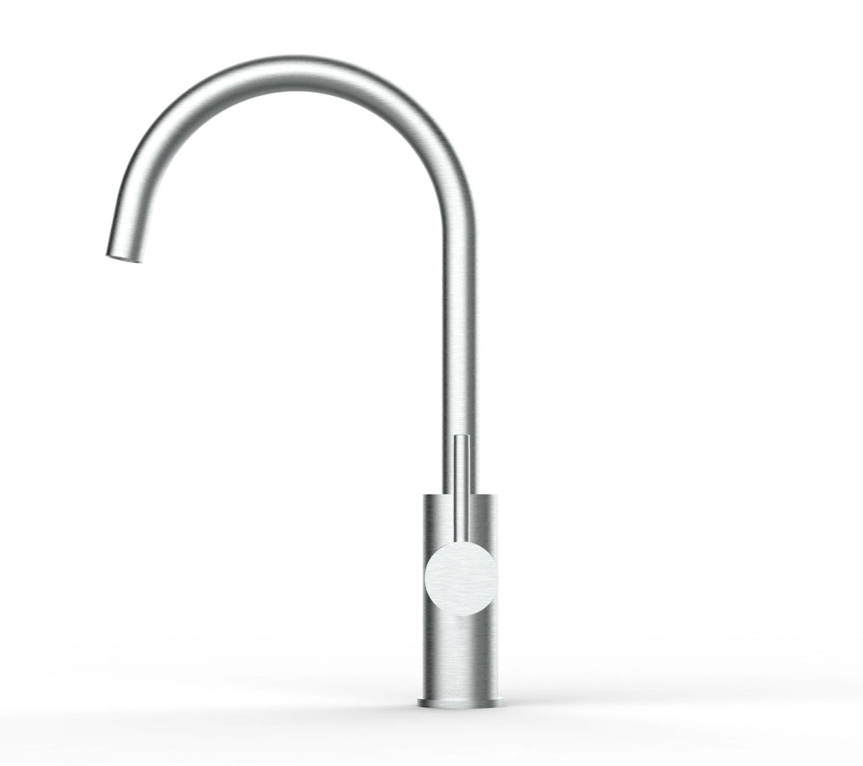 Vizio 5 Wege Wasserhahn Küchenarmatur, Edelstahl Massiv mit 360° schwenkbarem U - Auslauf, Gebürstet - UrQuelle®