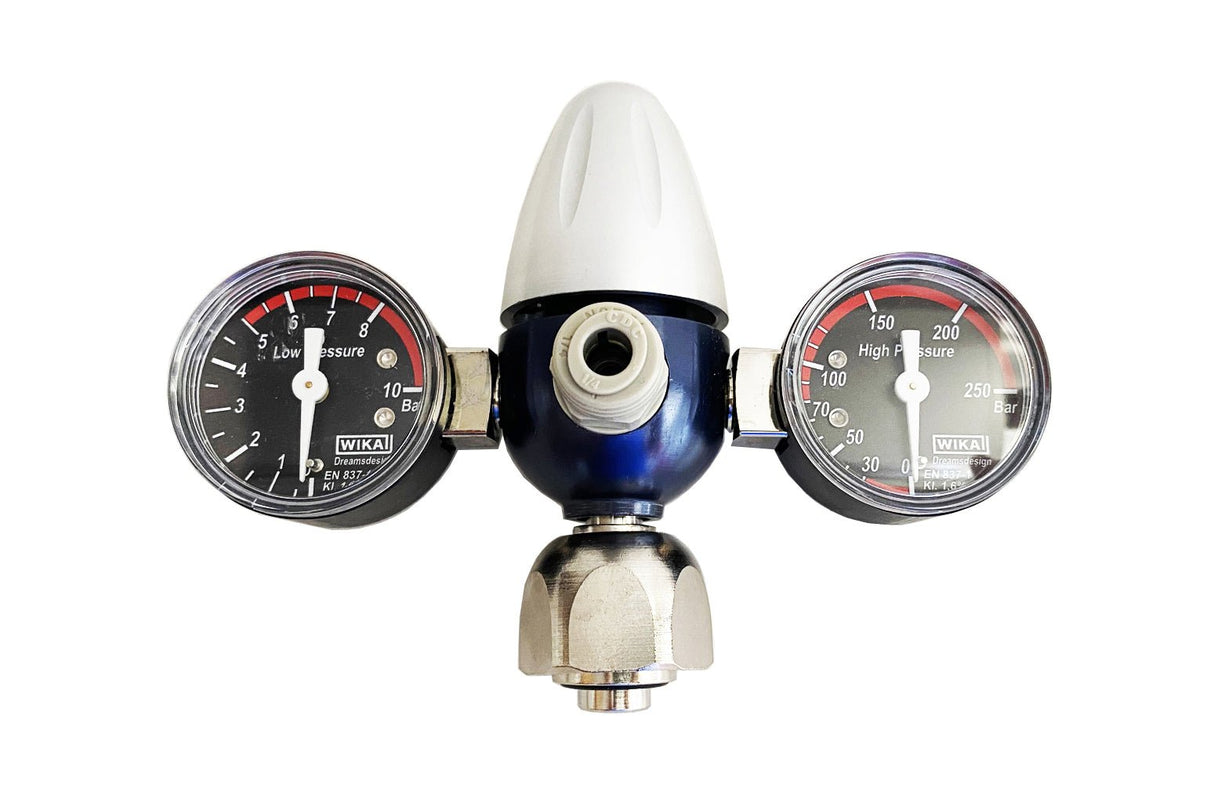 Vizio CO2 Druckminderer für große CO2 Flaschen ab 1KG aufwärts - UrQuelle®