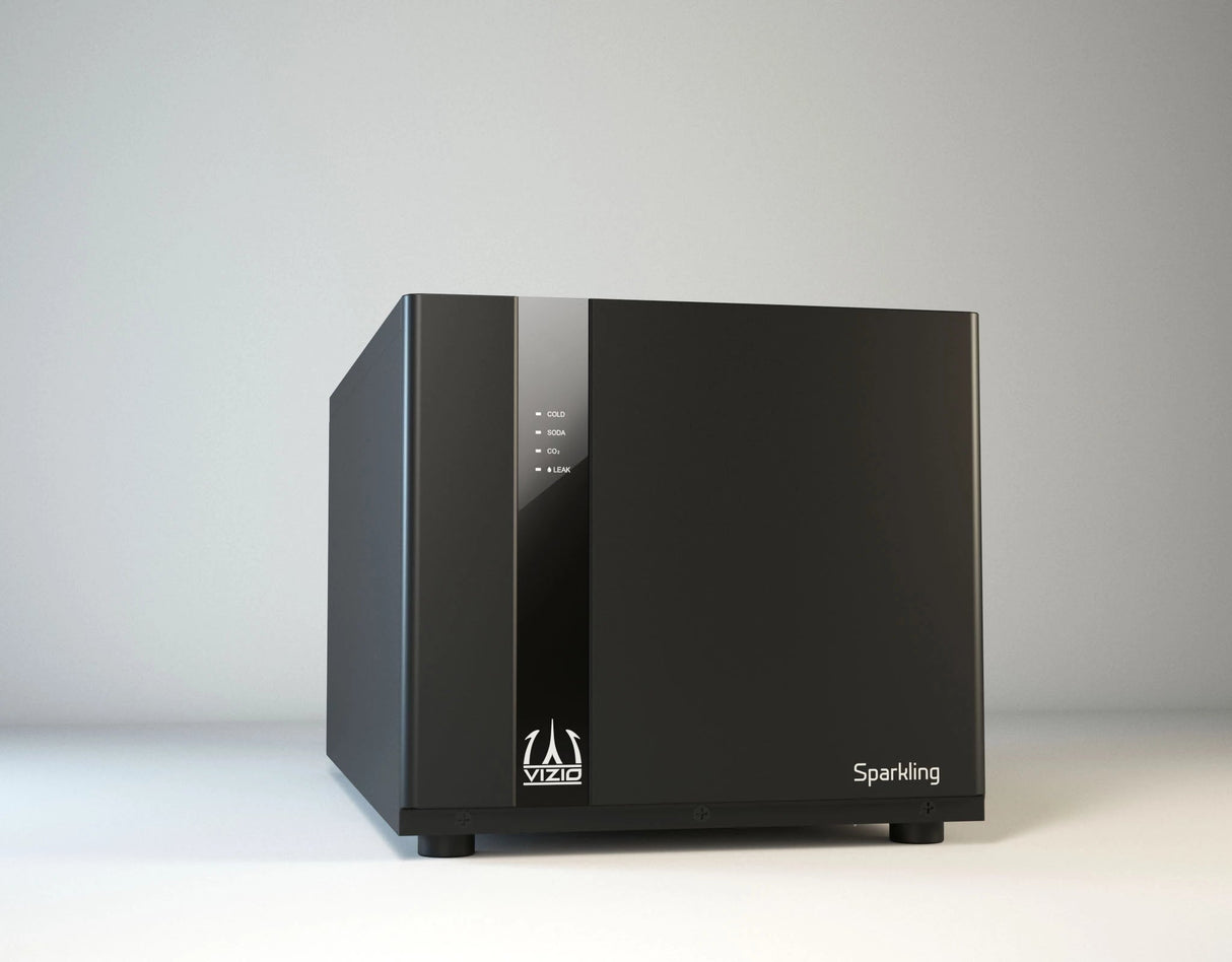 Vizio Sprudelmaschine, CO2 Karbonator zur Erzeugung von frischem Sprudelwasser sowie kühles und temperiertes Tafelwasser - UrQuelle®
