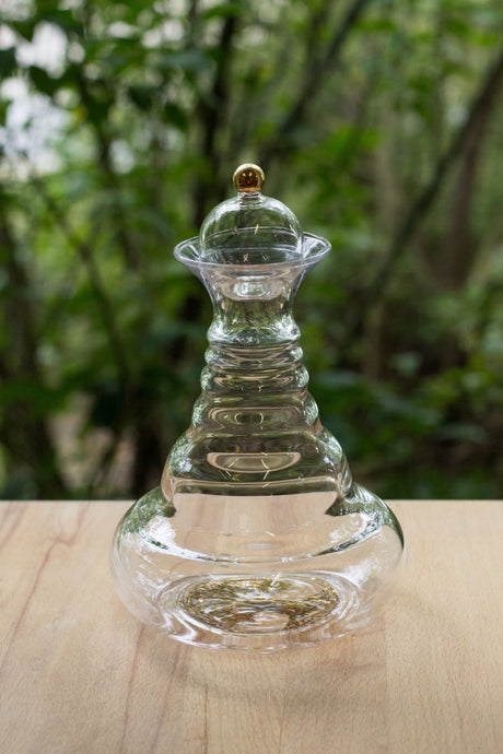 Alladin Lebensbaum Gold 1,3 Liter mit Olivenholzdeckel - UrQuelle