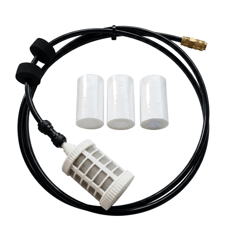 Edelstahl Handpumpe mit Vorfilter - UrQuelle