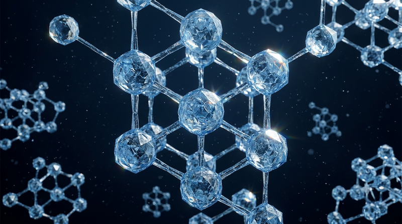 Hexagonale Wasserstruktur