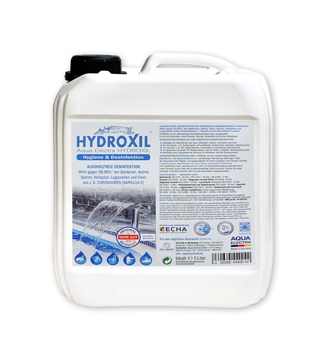 HYDROXIL - Hygiene & Desinfektion 5L (Der Alleskönner) - UrQuelle