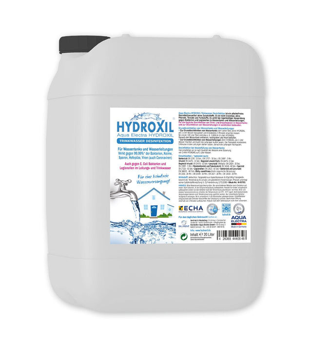HYDROXIL Trinkwasser Desinfektion 20L - UrQuelle