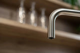 NIEDERDRUCK 3 Wege Wasserhahn Küchenarmatur, Edelstahl Massiv, 360° schwenkbarem N - Auslauf, Gebürstet - UrQuelle