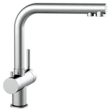 Vizio Niederdruck 3 Wege Wasserhahn Küchenarmatur, Edelstahl Massiv, 360° schwenkbarem L - Auslauf, Gebürstet - UrQuelle